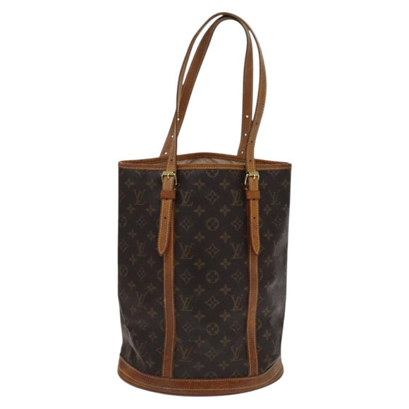 LOUIS VUITTON Monogram Bucket GM Shoulder Bag M42236 LV Auth ar13284