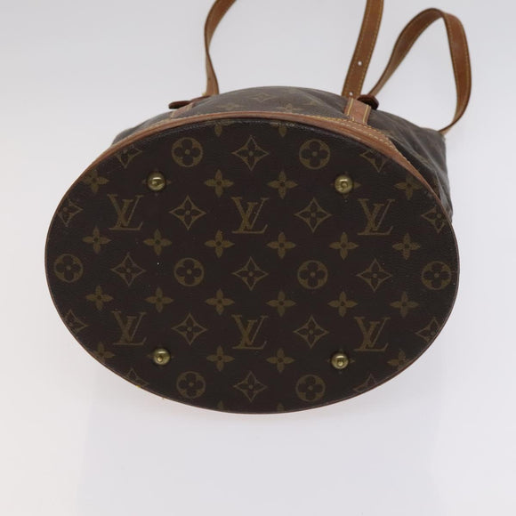 LOUIS VUITTON Monogram Bucket GM Shoulder Bag M42236 LV Auth ar13284