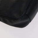 GUCCI Bamboo Hand Bag Leather 2way Black Gold Auth ar13291-16