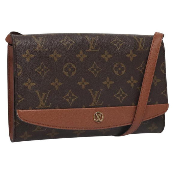 LOUIS VUITTON Monogram Bordeaux 24 Shoulder Bag M51798 LV Auth ar13297