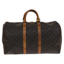 LOUIS VUITTON Monogram Keepall 50 Boston Bag M41426 LV Auth ar13304-2