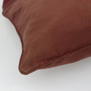 PRADA Shoulder Bag Nylon Wine Red Auth ar13308-15