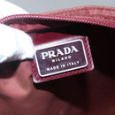PRADA Shoulder Bag Nylon Wine Red Auth ar13308-19