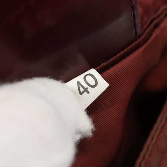 PRADA Shoulder Bag Nylon Wine Red Auth ar13308