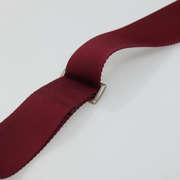 PRADA Shoulder Bag Nylon Wine Red Auth ar13308