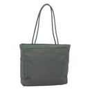 PRADA Tote Bag Nylon Gray Silver Auth ar13324-1