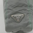 PRADA Tote Bag Nylon Gray Silver Auth ar13324-17