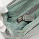 PRADA Tote Bag Nylon Gray Silver Auth ar13324-10