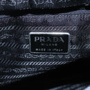 PRADA Tote Bag Nylon Gray Silver Auth ar13324-18