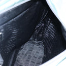 PRADA Tote Bag Nylon Gray Silver Auth ar13324-19