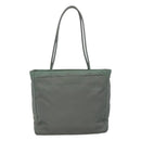 PRADA Tote Bag Nylon Gray Silver Auth ar13324-13