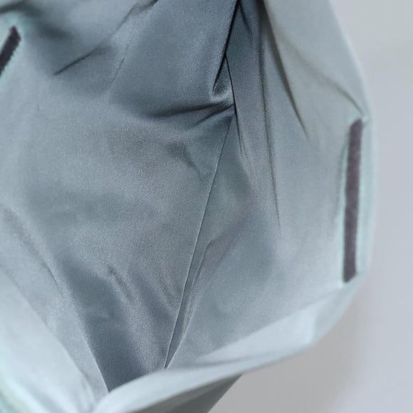 PRADA Tote Bag Nylon Gray Silver Auth ar13324