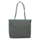 PRADA Tote Bag Nylon Gray Silver Auth ar13324-2