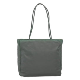 PRADA Tote Bag Nylon Gray Silver Auth ar13324 - 0