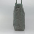 PRADA Tote Bag Nylon Gray Silver Auth ar13324-4