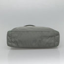 PRADA Tote Bag Nylon Gray Silver Auth ar13324-5