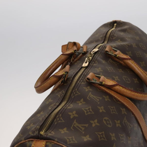 LOUIS VUITTON Monogram Keepall Bandouliere 50 Boston Bag M41416 LV Auth ar13326