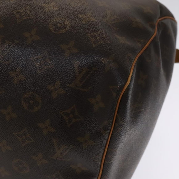 LOUIS VUITTON Monogram Keepall 55 Boston Bag M41424 LV Auth ar13328