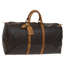 LOUIS VUITTON Monogram Keepall 55 Boston Bag M41424 LV Auth ar13328-1