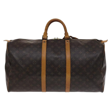 LOUIS VUITTON Monogram Keepall 55 Boston Bag M41424 LV Auth ar13328 - 0