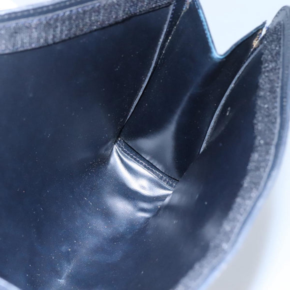 CELINE C Sulky Clutch Bag Canvas Navy Auth ar13331