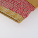 HERMES NY Madison store only Pochette Bag Canvas Multicolor Auth ar13335-14