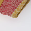 HERMES NY Madison store only Pochette Bag Canvas Multicolor Auth ar13335-15