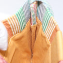 HERMES NY Madison store only Pochette Bag Canvas Multicolor Auth ar13335-11