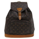 LOUIS VUITTON Monogram Montsouris GM Backpack M51135 LV Auth ar13339-13