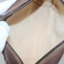 GUCCI GG Supreme Web Sherry Line Bag PVC Beige Gold 56 02 087 Auth ar13365-10