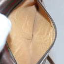 GUCCI GG Supreme Web Sherry Line Bag PVC Beige Gold 56 02 087 Auth ar13365-21