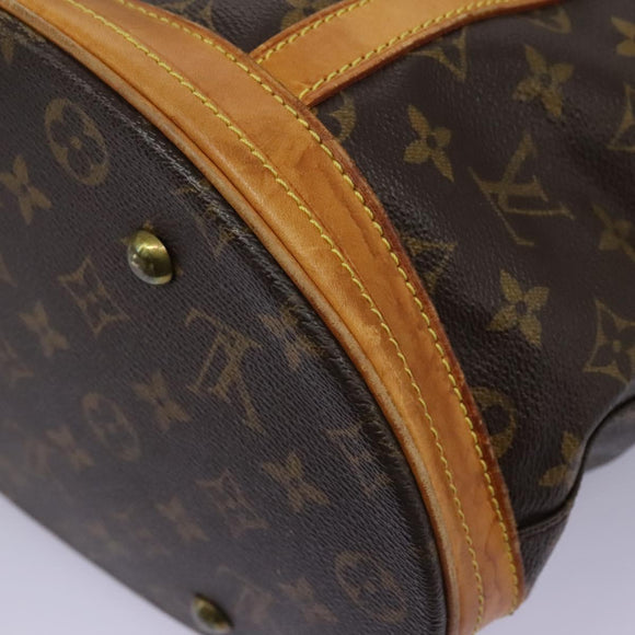 LOUIS VUITTON Monogram Bucket GM Shoulder Bag M42236 LV Auth ar13370
