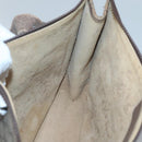 GUCCI GG Supreme Web Sherry Line Hand Bag PVC Beige Gold Auth ar13384-19