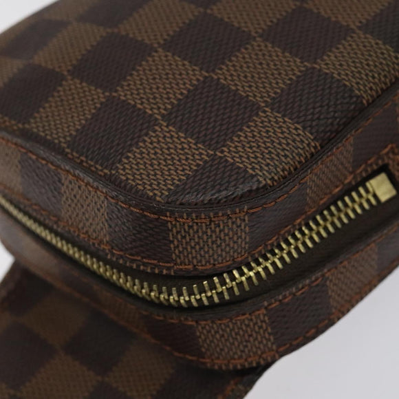 LOUIS VUITTON Damier Ebene Geronimos Shoulder Bag N51994 LV Auth ar13388