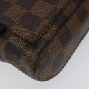 LOUIS VUITTON Damier Ebene Geronimos Shoulder Bag N51994 LV Auth ar13388-9