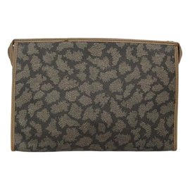 SAINT LAURENT Clutch Bag PVC Beige Auth ar13391 - 0