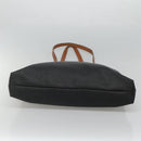 Salvatore Ferragamo Tote Bag PVC Leather Black Gold Auth ar13392-10