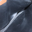 Salvatore Ferragamo Tote Bag PVC Leather Black Gold Auth ar13392-18