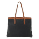 Salvatore Ferragamo Tote Bag PVC Leather Black Gold Auth ar13392-2