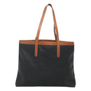 Salvatore Ferragamo Tote Bag PVC Leather Black Gold Auth ar13392-3