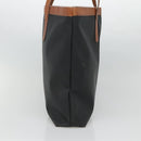Salvatore Ferragamo Tote Bag PVC Leather Black Gold Auth ar13392-5