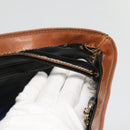 Salvatore Ferragamo Tote Bag PVC Leather Black Gold Auth ar13392-7