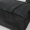 MCM Vicetos Logogram Shoulder Bag PVC Black Auth ar13398-15