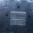 MCM Vicetos Logogram Shoulder Bag PVC Black Auth ar13398-17