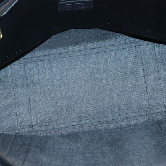 MCM Vicetos Logogram Shoulder Bag PVC Black Auth ar13398