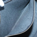 MCM Vicetos Logogram Shoulder Bag PVC Black Auth ar13398-20