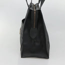 MCM Vicetos Logogram Shoulder Bag PVC Black Auth ar13398-4