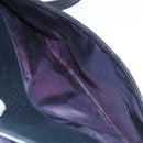 GUCCI GG Supreme Shoulder Bag PVC Navy Gold Auth ar13402-21