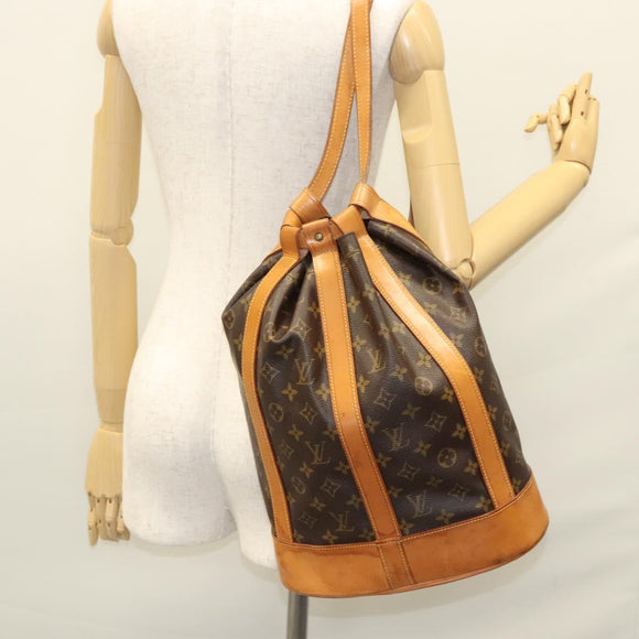 LOUIS VUITTON Monogram Randonnee PM Shoulder Bag M42243 LV Auth ar13403
