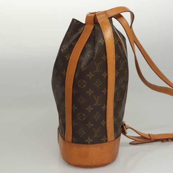 LOUIS VUITTON Monogram Randonnee PM Shoulder Bag M42243 LV Auth ar13403